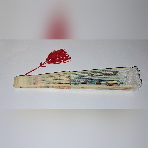 Chinese Classic Art Fan Vintage 1984 - Picture 9 of 16